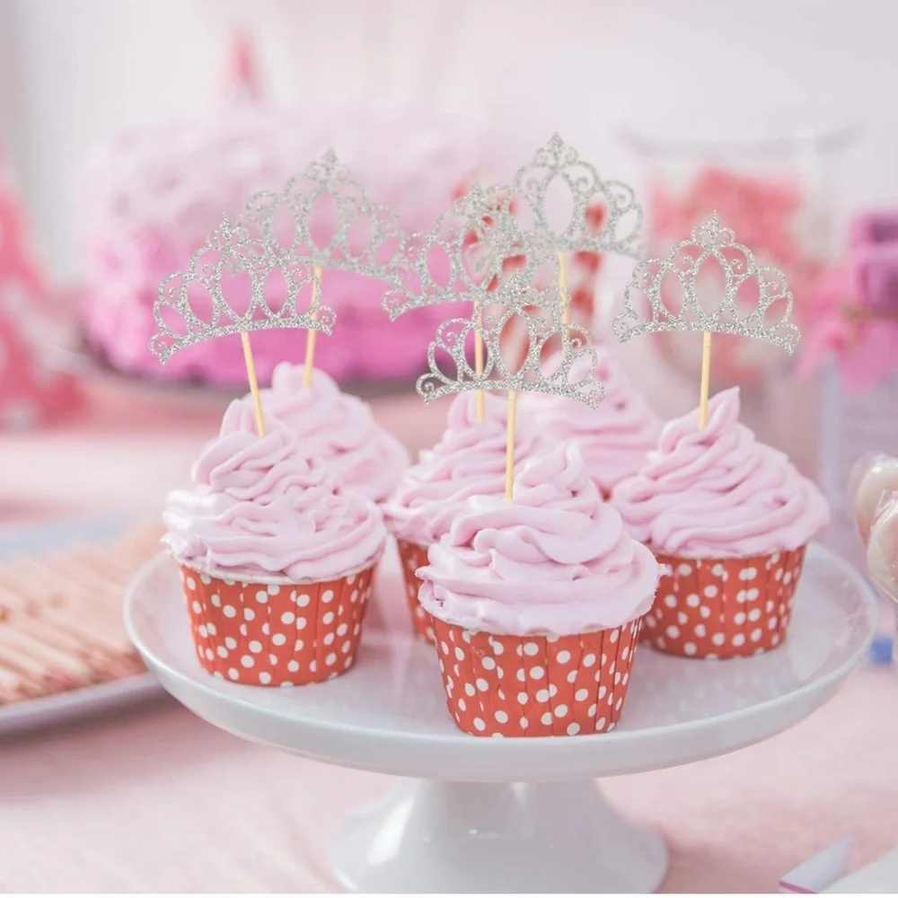 Tiara Cupcake Toppers -48